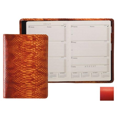 RAIKA Portable Desk Planner with Map Red RO 119 RED